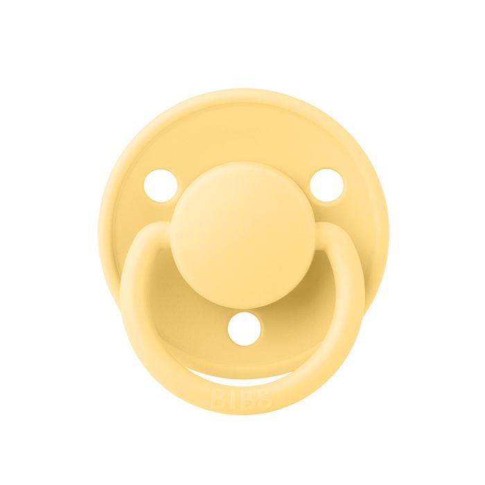 Соска пустушка BIBS De Lux Silicone Round (кругла) – Pale Butter