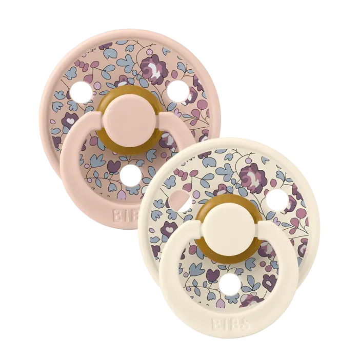 Соска пустушка BIBS 0-6 m BIBS x LIBERTY Colour Eloise Eloise Blush / Ivory Mix, 2 шт