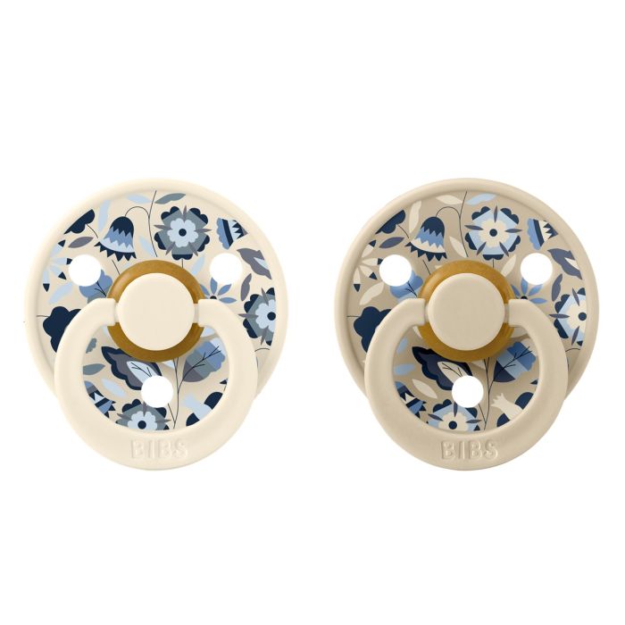 Соска BIBS x LIBERTY 6-18 m Colour 2 Pack Bobo - Ivory Mix, 2 шт