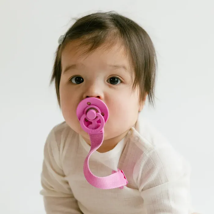 Тримач BIBS Pacifier Clip Loop - Blush