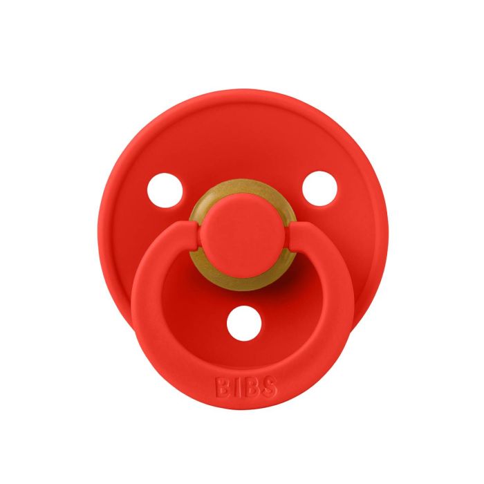 Пустушка BIBS 0-6 мес Colour Latex Anatomical Candy Apple