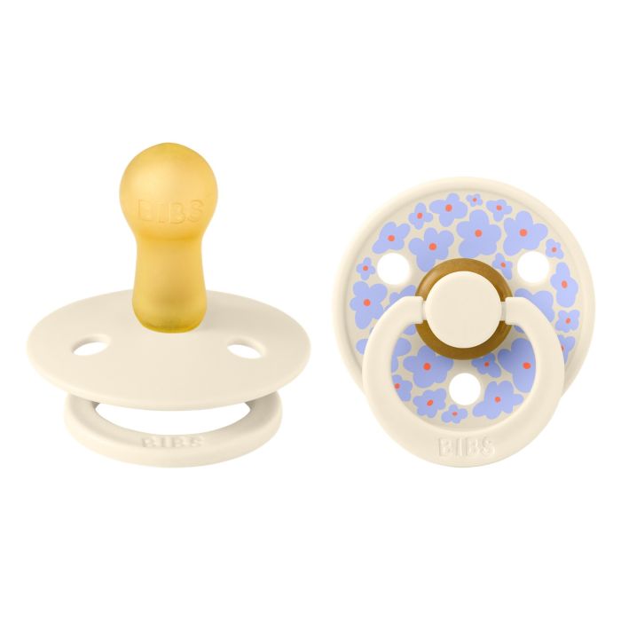 Пустушка BIBS 6-18 m Studio Colour Latex Round (кругла) Jasmine – Ivory