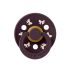 Пустушка BIBS 0-6 m Pacifier Colour Holiday Bow Latex Round (кругла) – Plum Ivory