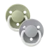 Пустушка BIBS 0-36 m De Lux - Sage/Cloud GLOW, 2 шт