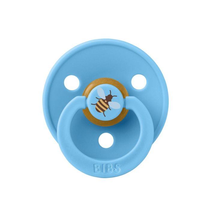 Пустушка BIBS 18+m Latex Round Bumblebee Breeze (кругла) з бджілкою