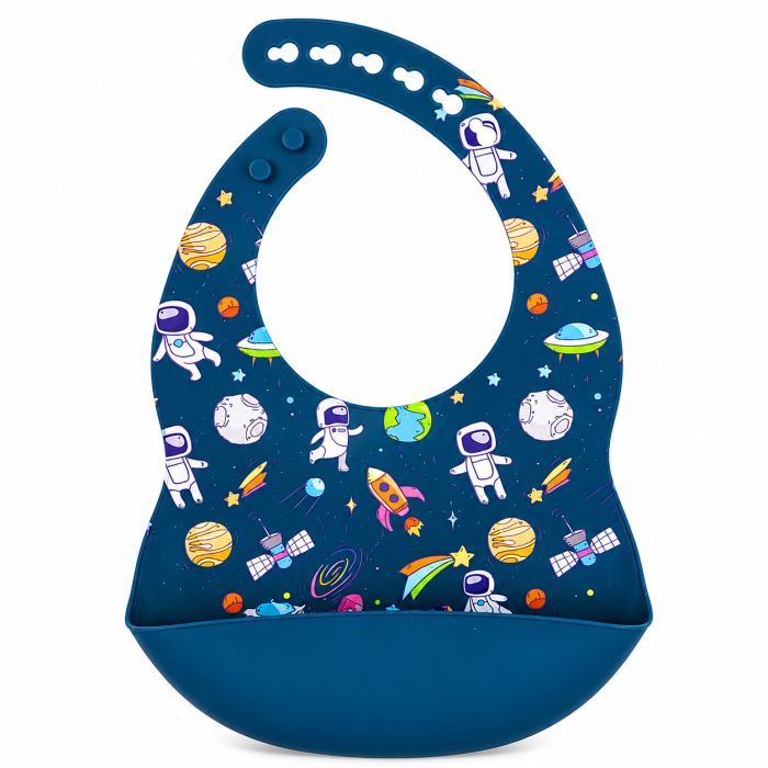 Нагрудник силіконовий Космос, Ocean