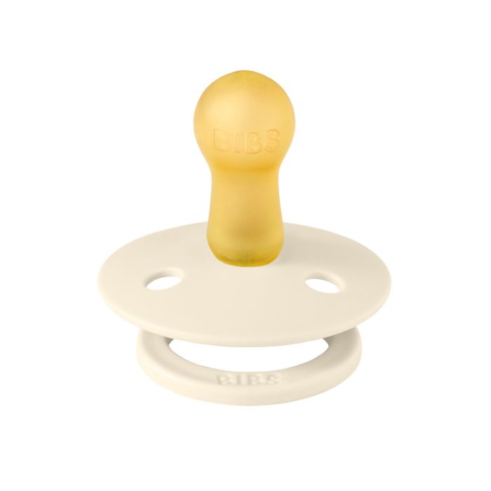 Набір пустушок 0-6 m Studio Colour Latex Round (кругла) Jasmine – Ivory, 2 шт