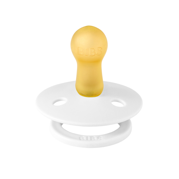 Пустушка BIBS 0-6 міс Colour Latex White