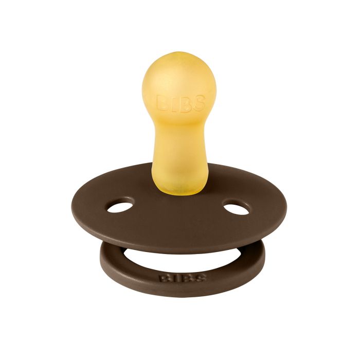 Пустушка BIBS 6-18 m  Colour Latex Round Mocha