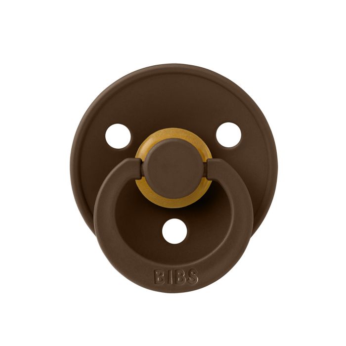 Пустушка BIBS 6-18 m  Colour Latex Round Mocha