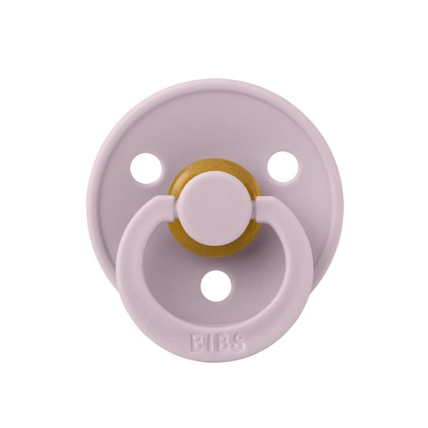 Соска пустушка BIBS 18+ m Colour Latex Round Dusky Lilac