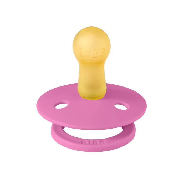 Соска BIBS 6-18 m Colour Latex Round Bubblegum