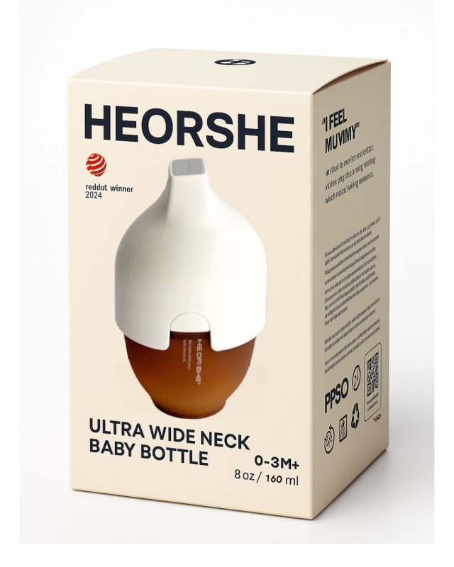 Бутилочка антиколікова  HEORSHE White new, 160 мл 