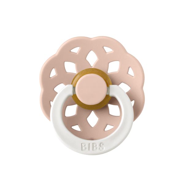 Cоска BIBS 0-6 міс Boheme Latex Round - Blush Night