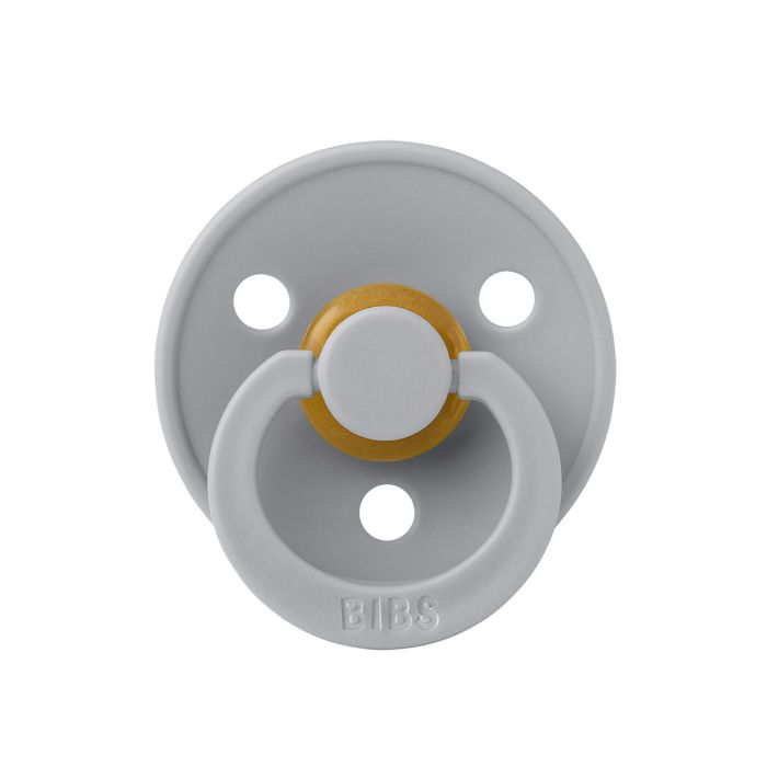 Соска пустушка BIBS 0-6 m Colour Latex Round (кругла) – Cloud