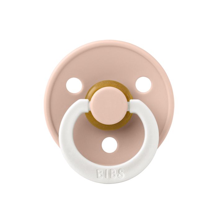 Пустушка BIBS 18+ Latex Round – Blush GLOW