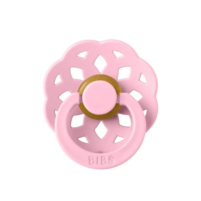 Пустушка BIBS 0-6 m Boheme Latex Round Baby Pink