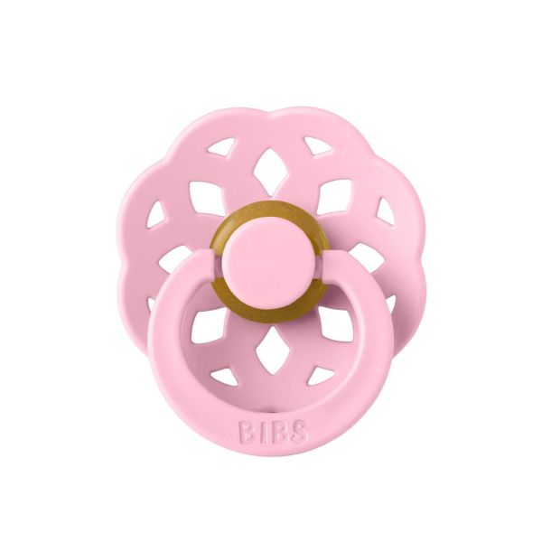 Пустушка BIBS 6-18 m Boheme Latex Round Baby Pink