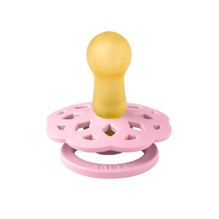 Пустушка BIBS 6-18 m Boheme Latex Round Baby Pink