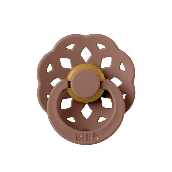 Пустушка BIBS 0-6 міс Boheme Latex Round (кругла) -  Woodchuck