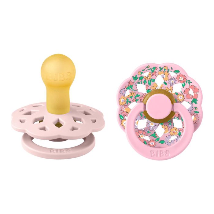 Пустушка 6-18 mBIBS x Liberty Boheme 2 PACK Oscar Meadow Latex Round (кругла) – Blossom Mix (2 в упаковці)