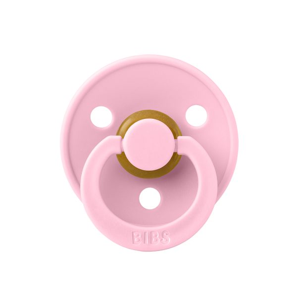 Пустушка BIBS  6-18 m BIBS Colour Latex Round – Baby Pink