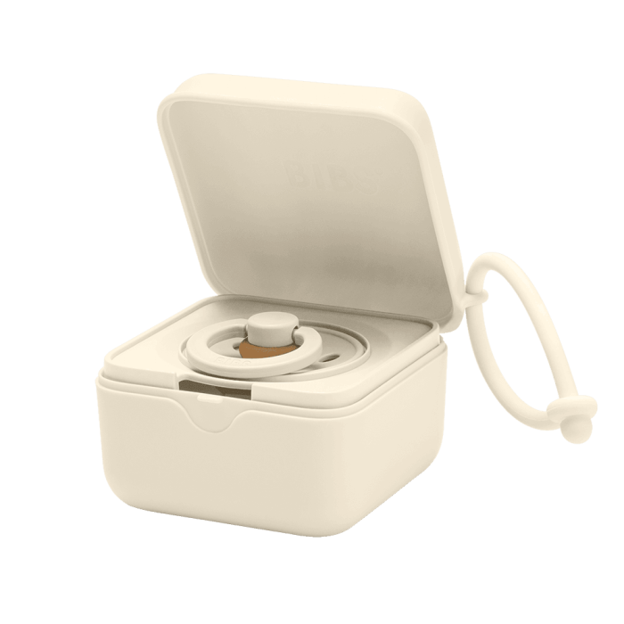 Контейнер-стерилізатор для пустушок BIBS x  Pacifier Box - Eloise Ivory (без пустушки)