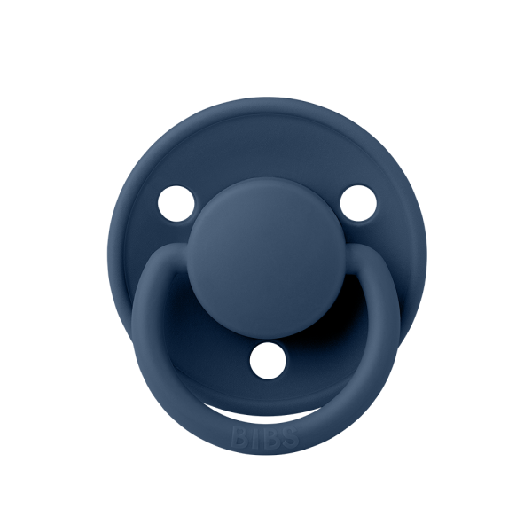 Пустушка De Lux BIBS 0-36 міс Silicone Steel Blue