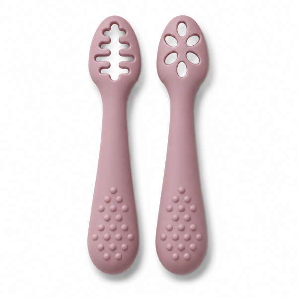 Силіконові дитячі прибори Pre Spoon Blush