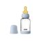 Скляна дитяча пляшечка BIBS Baby Glass Bottle повний комплект Baby Blue, 120 ml
