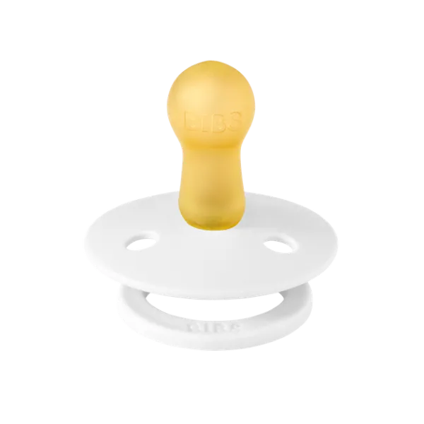 Соска пустушка BIBS Latex White 6-18 m (без контейнера для зберігання)