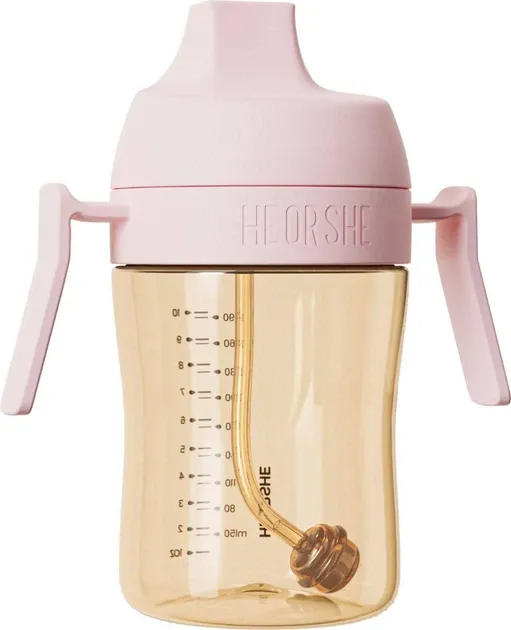 Дитячий поїльник HEORSHE Pink 300 ml