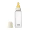 Дитяча пляшечка BIBS Baby Bottle Round Latex 270 мл Medium Flow (середній потік) Ivory