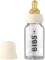 Скляна дитяча пляшечка BIBS Baby Glass Bottle повний комплект  Ivory - 120 ml