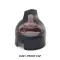 Набір: пляшечка антиколікова HEORSHE - Black (0+m) 160 ml + змінна насадка (3+m)