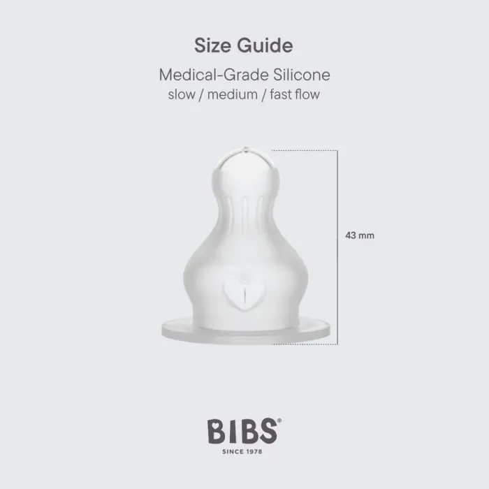 Пластикова пляшечка BIBS Baby Bottle Silicone 150 ml Slow Flow Sage