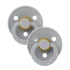 Пустушка BIBS 6-18 мес Latex Round Cloud/Cloud 2 pcs