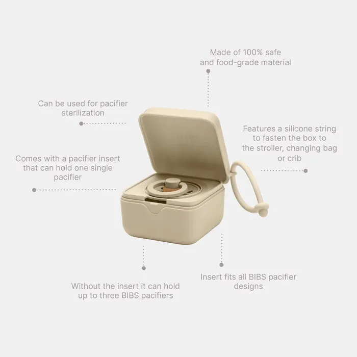 Контейнер для пустушок BIBS Pacifier Box Blossom