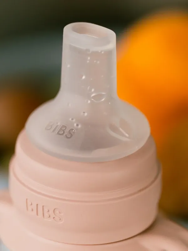 Дитяча пляшечка непроливайка з носиком BIBS Baby Sippy Bottle Spout Silicone Blush 150 ml
