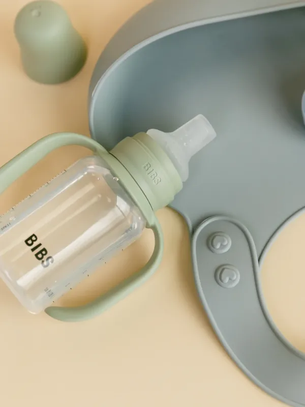 Дитяча пляшечка непроливайка з носиком BIBS Baby Sippy Bottle Spout Silicone Blush 150 ml