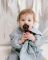 Пустушка BIBS 0-6 m Pacifier Colour Holiday Bow Latex Round (кругла) – Plum Ivory