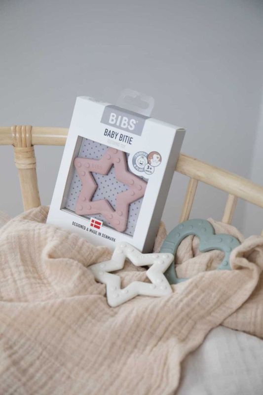 Іграшка гризунець BIBS Baby Bitie Star Ivory, вік 3+ міс