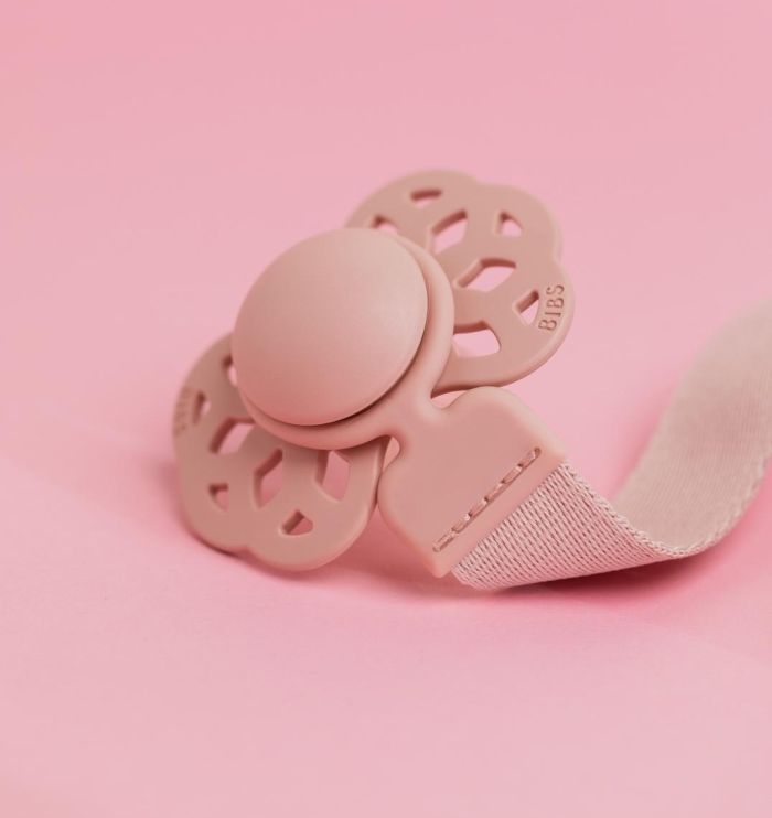 Тримач BIBS Pacifier Clip Loop - Blush