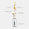 Скляна дитяча пляшечка BIBS Baby Glass Bottle повний комплект  Ivory - 120 ml