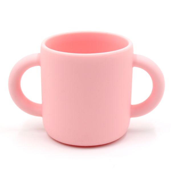 Силіконовий кухоль з двома ручками Rose Quartz