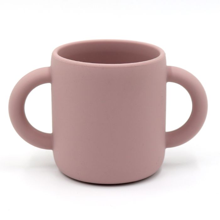 Силиконовая кружка с двумя ручками Pale Mauve