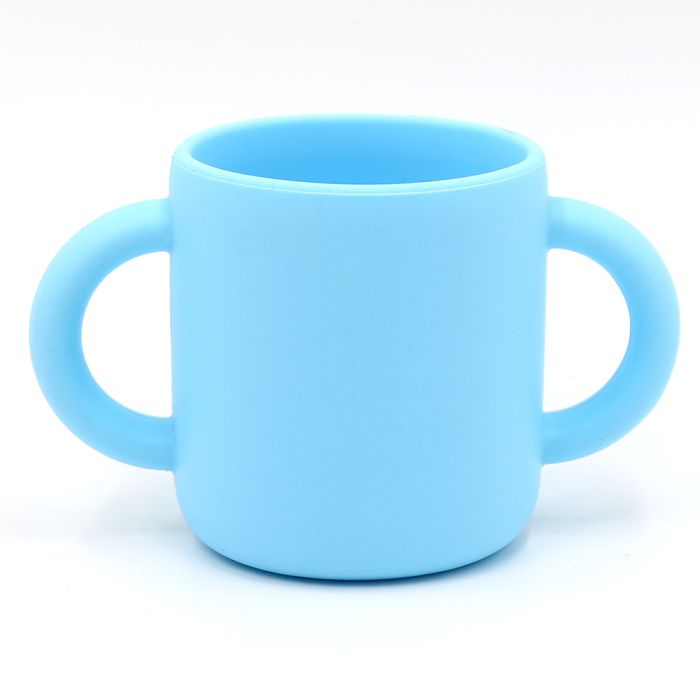 Силиконовая кружка с двумя ручками Baby Blue 