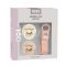 Набір пустушки та тримач для соски BIBS Colour Pacifier & Loop Clip Gift Set Latex – Blush
