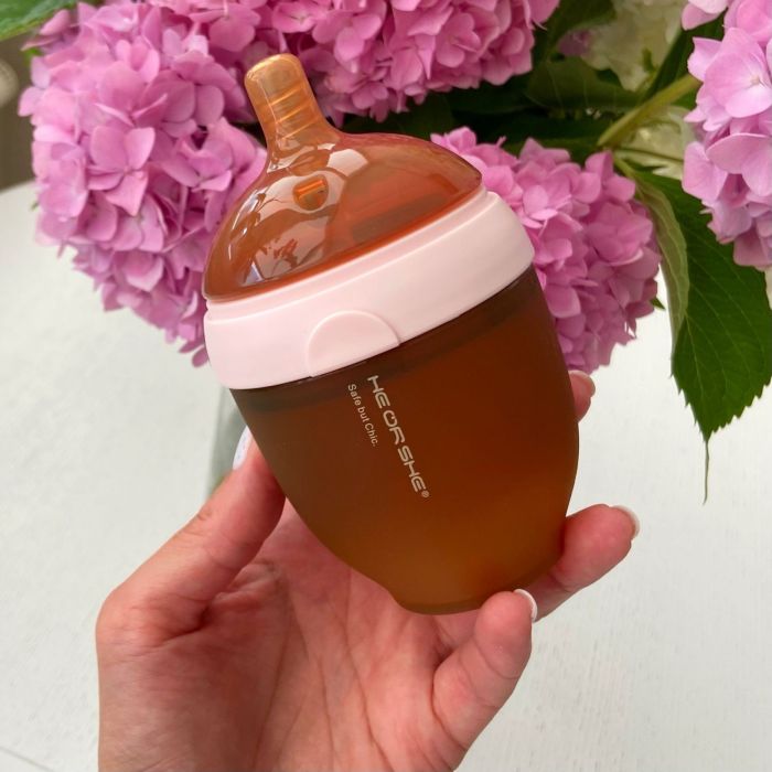 Бутилочка антиколікова  HEORSHE Pink new, 160 ml