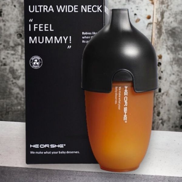 Пляшечка антиколікова HEORSHE - Black, 240 ml